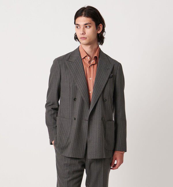 UNITED ARROWS「MARZOTTO/アムンゼン ４ボタン ダブル テーラードジャケット R-MODEL」|スーツ|