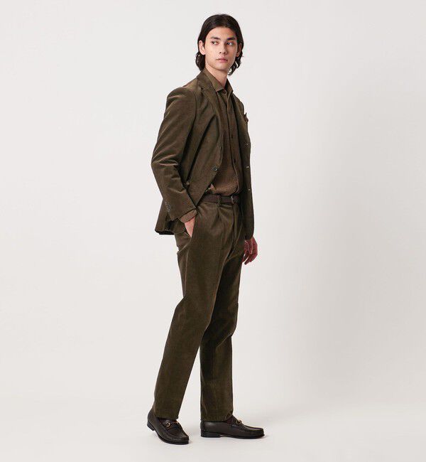 UNITED ARROWS「VISCONTI コーデュロイ 1プリーツ パンツ R-MODEL」|スーツ|