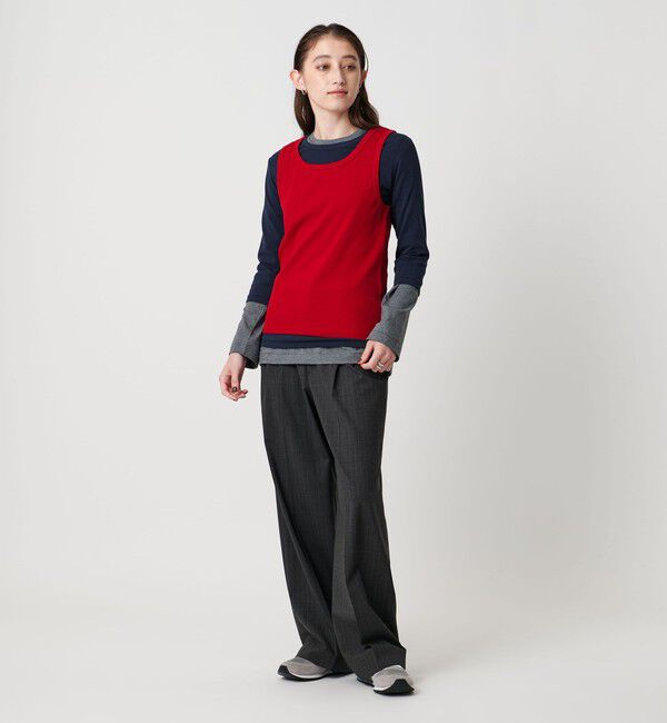 UNITED ARROWS「【別注】＜WILHELM NEUBERT＞レイヤード トップス」|Tシャツ・カットソー|