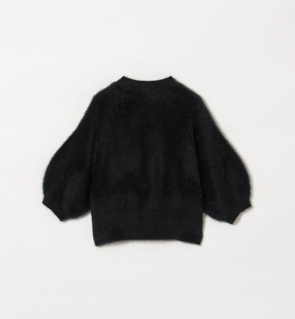 UNITED ARROWS「フォックスカシミヤ パフ ハーフスリーブ ニット」|ニット・セーター|