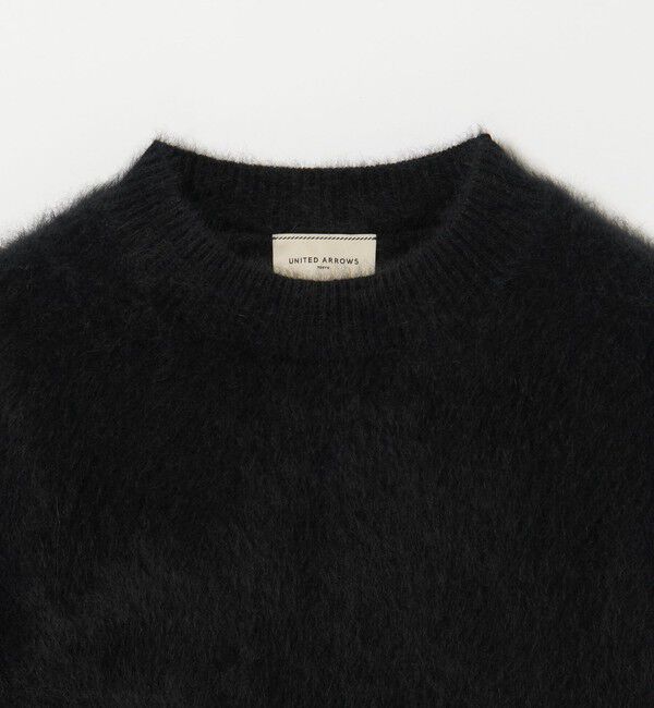 UNITED ARROWS「フォックスカシミヤ パフ ハーフスリーブ ニット」|ニット・セーター|