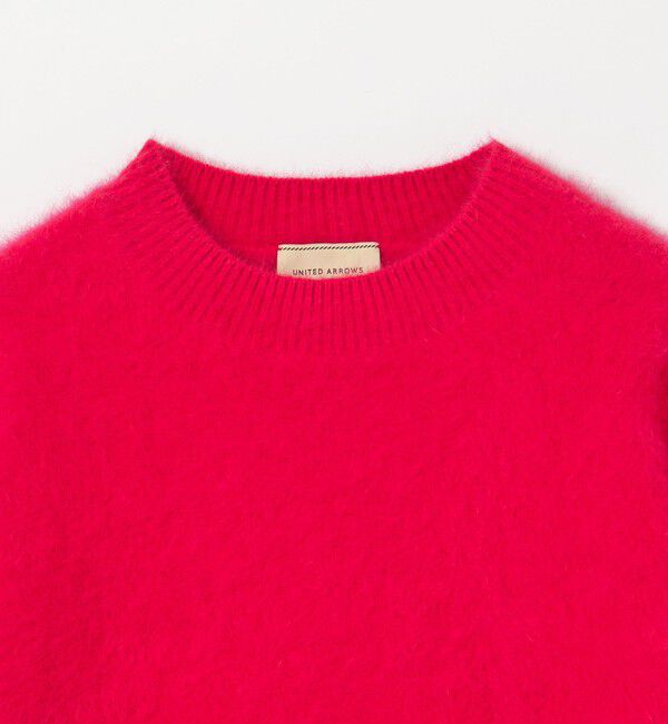 UNITED ARROWS「フォックスカシミヤ パフ ハーフスリーブ ニット」|ニット・セーター|