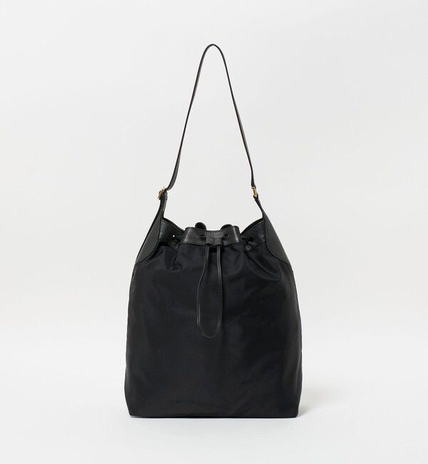 UNITED ARROWS「＜ORSETTO＞RITMO ドローストリング バッグ」|ショルダー・メッセンジャー|BLACK