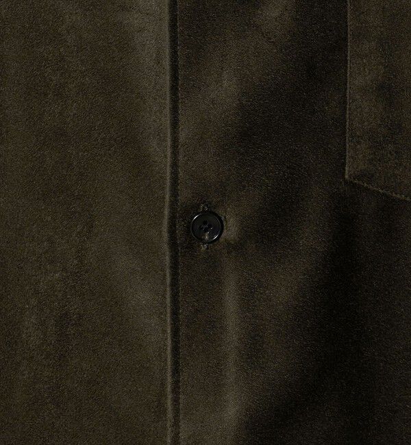 UNITED ARROWS「スエードライク レギュラーカラー オーバーシャツ」|シャツ・ブラウス|