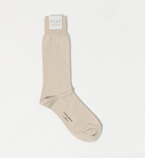 UNITED ARROWS「ソリッド ソックス」|ソックス|BEIGE