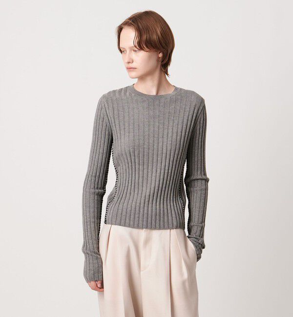 AEWEN MATOPH「＜AEWEN MATOPH＞リブハンドステッチプルオーバーニット」|ニット・セーター|
