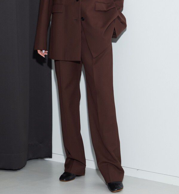 AEWEN MATOPH「＜AEWEN MATOPH＞ウールストレートパンツ」|その他|MD.BROWN