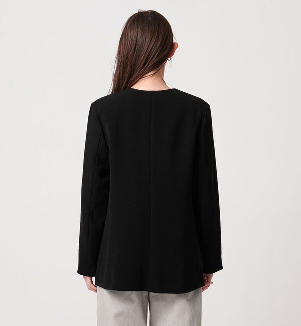 UNITED ARROWS「Uネックライン ジャケット」|テーラードジャケット|