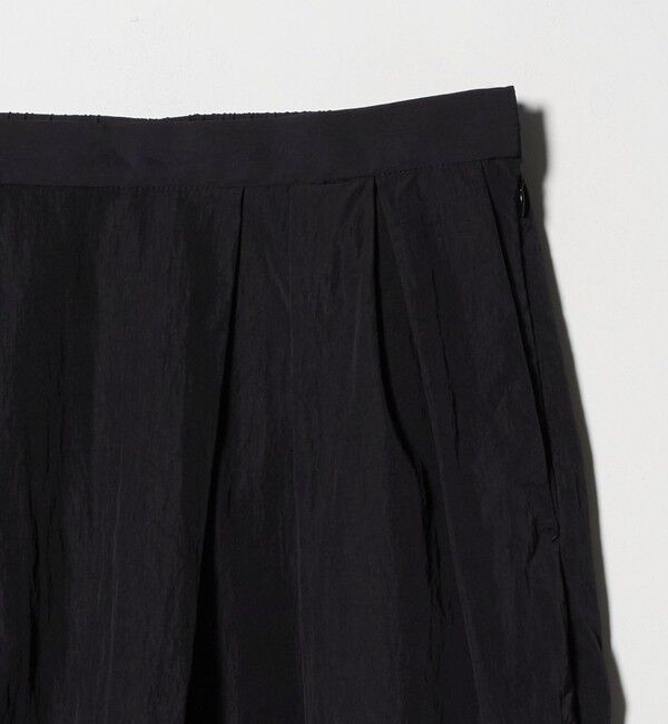 UNITED ARROWS「アシンメトリー タック ワイドパンツ はっ水 ウォッシャブル」|チノ|