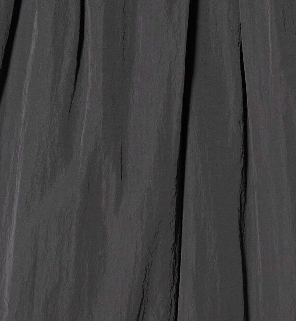 UNITED ARROWS「アシンメトリー タック ワイドパンツ はっ水 ウォッシャブル」|チノ|