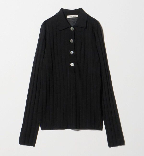 AEWEN MATOPH「＜AEWEN MATOPH＞シアーリブポロニット」|ニット・セーター|