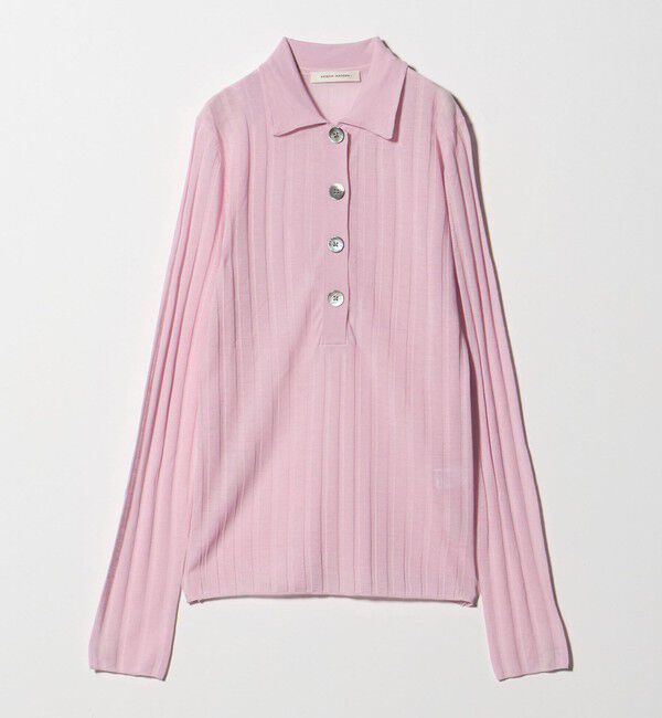 AEWEN MATOPH「＜AEWEN MATOPH＞シアーリブポロニット」|ニット・セーター|