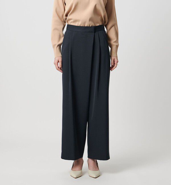 UNITED ARROWS「ドレープ ラップ  パンツ ウォッシャブル」|チノ|