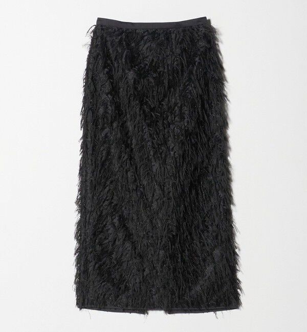 UNITED ARROWS「ヘアリー ラメ カットジャガード タイト スカート」|スカート|