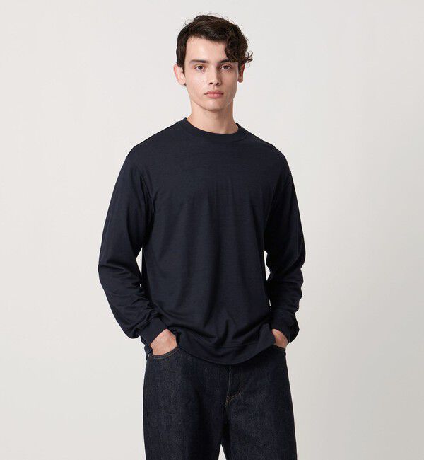 UNITED ARROWS「ワンフォーティー ウール スウェット」|スウェット・ジャージ|NAVY