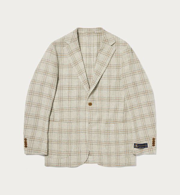 UNITED ARROWS「ファンシーチェック 3ボタン ジャケット C‐MODEL」|テーラードジャケット|