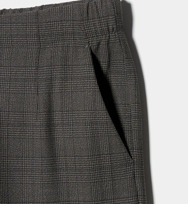 UNITED ARROWS「トロピカル チェック モダンイージー スラックス」|チノ|