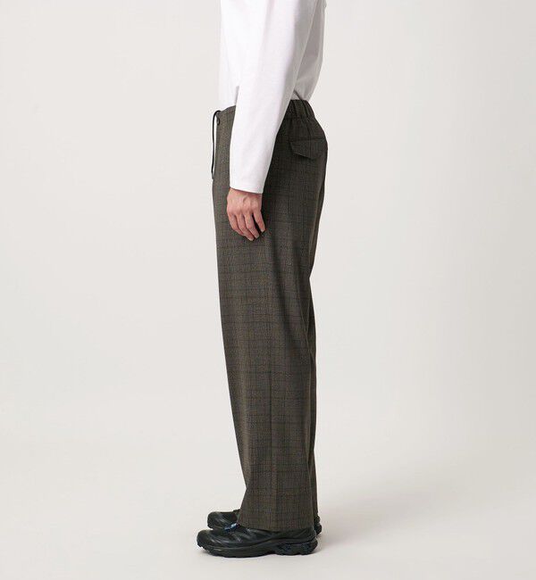 UNITED ARROWS「トロピカル チェック モダンイージー スラックス」|チノ|