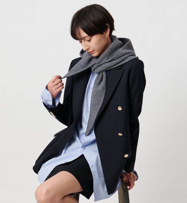 UNITED ARROWS「ニット フードストール」|ストール|