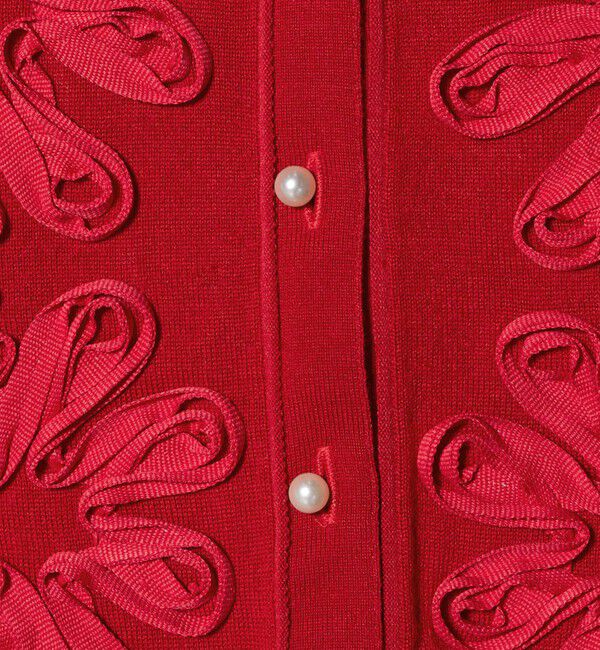 UNITED ARROWS「＜Marilyn Moon＞サテン コード カーディガン」|カーディガン|