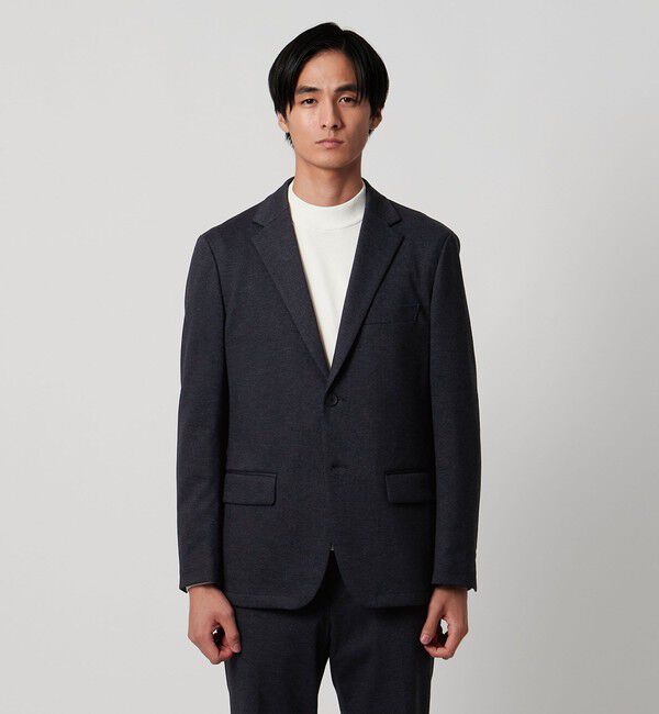 UNITED ARROWS「シャークスキン ジャージ  UA COZY ウォッシャブル ストレッチ 防しわ」|スーツ|