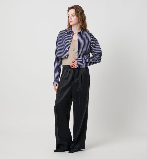 ASTRAET「＜ASTRAET＞ キュプラ ツイル ソクショウ ワイドパンツ」|その他|