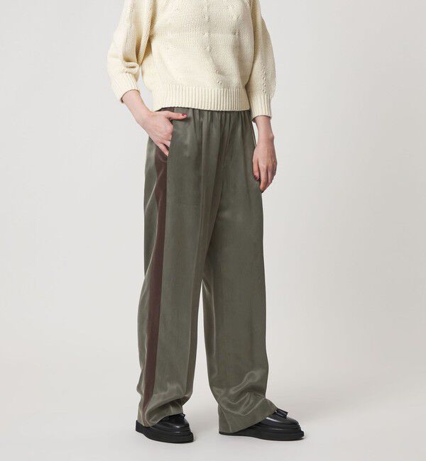 ASTRAET「＜ASTRAET＞ キュプラ ツイル ソクショウ ワイドパンツ」|その他|