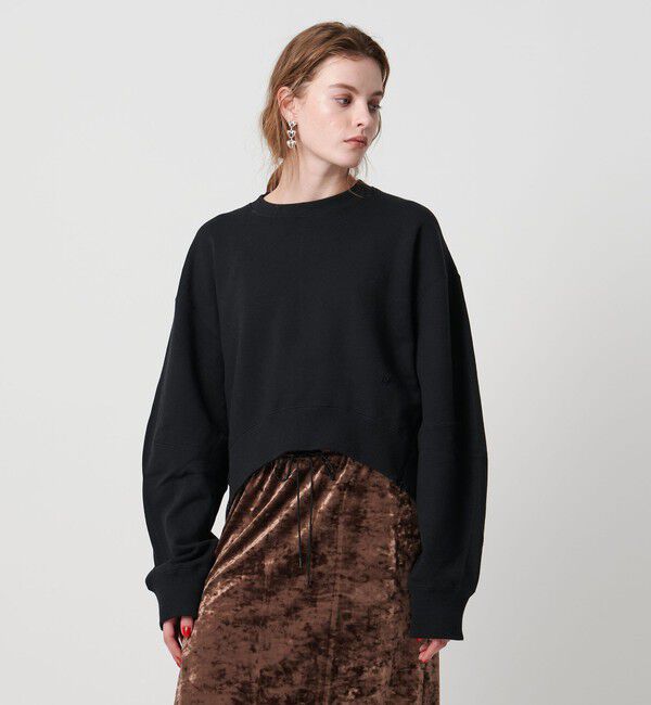 ASTRAET「＜ASTRAET＞ ウラケ サイドジップ クルーネックスウェット」|スウェット・ジャージ|