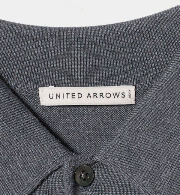 UNITED ARROWS「ウール ハイゲージ ニットポロシャツ」|ポロシャツ|