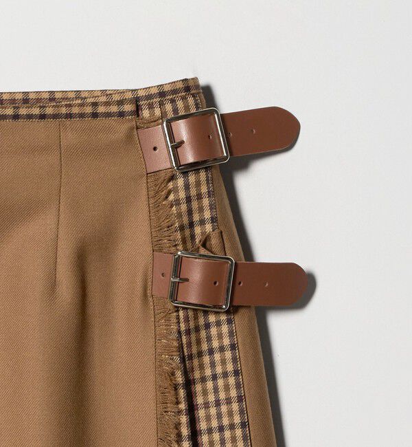 UNITED ARROWS「【別注】＜O&rsquo;NEIL of DUBLIN＞チェック コンビ スカート」|フレア|