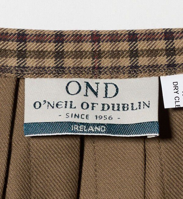 UNITED ARROWS「【別注】＜O&rsquo;NEIL of DUBLIN＞チェック コンビ スカート」|フレア|