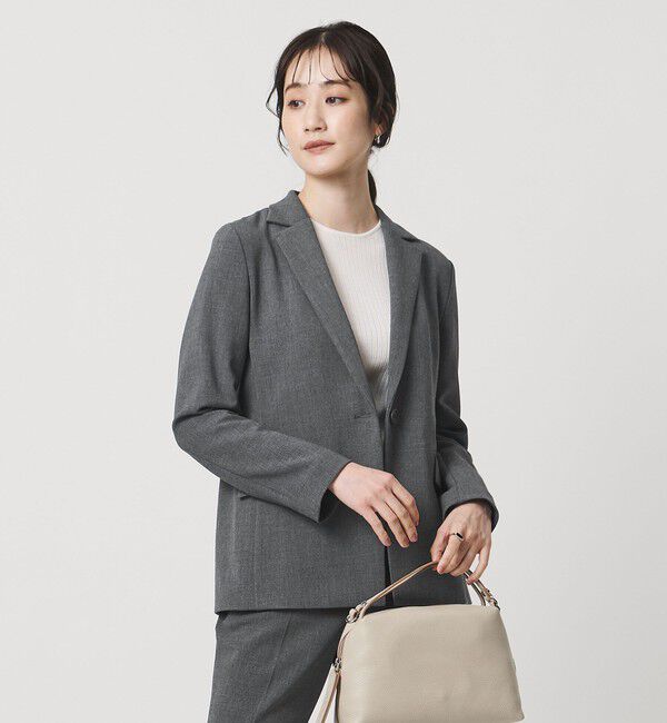 UNITED ARROWS「ダブルクロス ジャケット ‐ウォッシャブル‐」|テーラードジャケット|