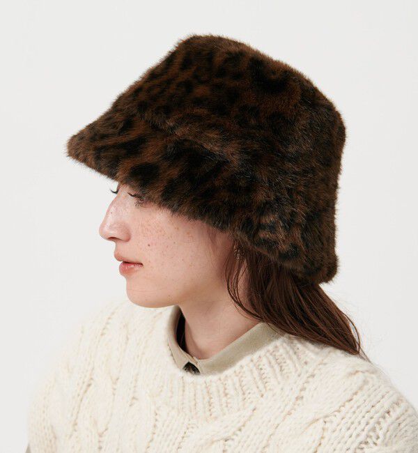UNITED ARROWS「フェイクファー バケットハット」|ハット|DK.BROWN