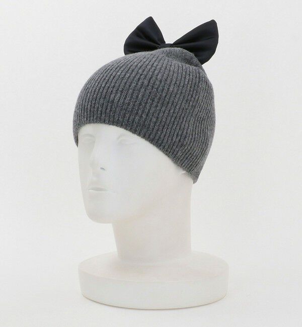 UNITED ARROWS「リボン ニットキャップ」|ニット帽|