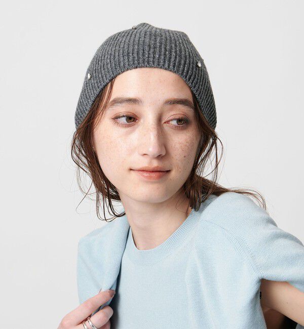 UNITED ARROWS「ドロップビジュー ニットキャップ」|ニット帽|