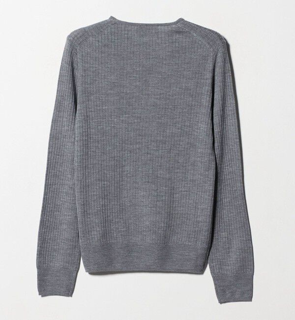 UNITED ARROWS「リブ クルーネック ニット」|ニット・セーター|