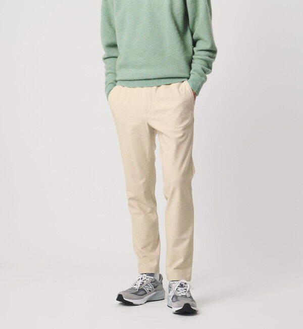 UNITED ARROWS「ウィンター ピケ オールギャザー イージーパンツ」|チノ|