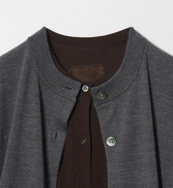 UNITED ARROWS「ツイン クルーネック カーディガン」|カーディガン|