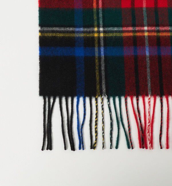 UNITED ARROWS「＜Johnstons of Elgin＞カシミヤ チェック 35 マフラー」|マフラー|