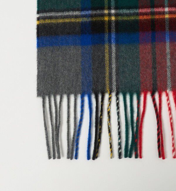 UNITED ARROWS「＜Johnstons of Elgin＞カシミヤ チェック 35 マフラー」|マフラー|