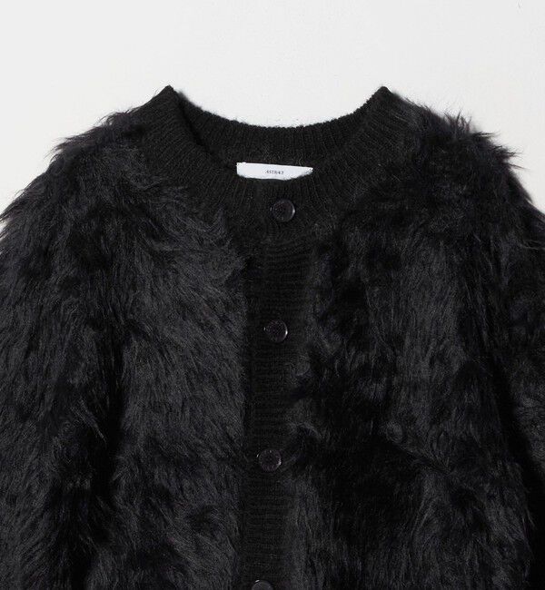 ASTRAET「＜ASTRAET＞シャギー クルーネック カーディガン」|カーディガン|