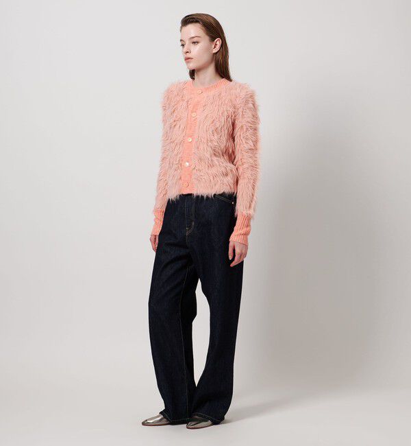 ASTRAET「＜ASTRAET＞シャギー クルーネック カーディガン」|カーディガン|