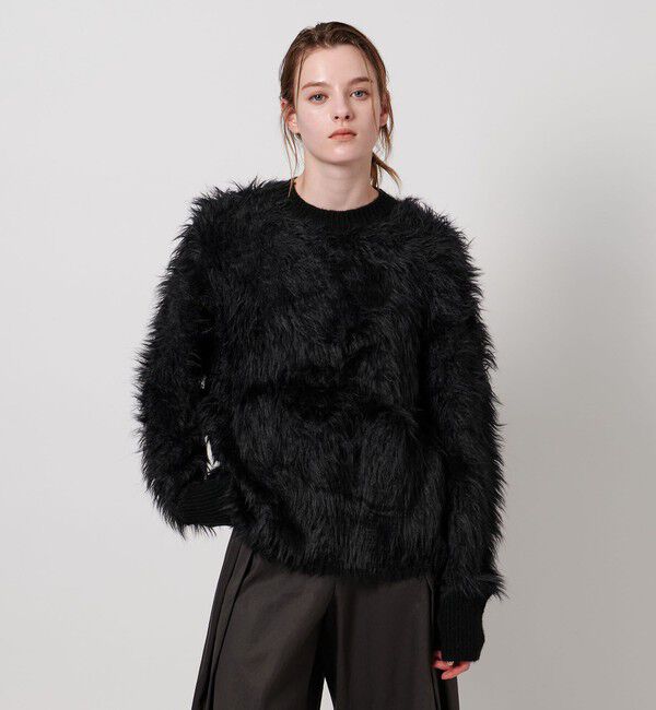 ASTRAET「＜ASTRAET＞シャギー クルーネックニット」|ニット・セーター|