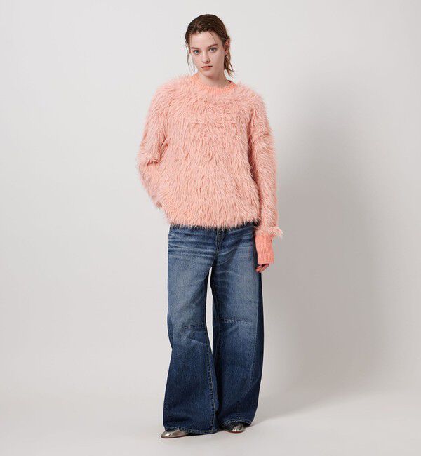 ASTRAET「＜ASTRAET＞シャギー クルーネックニット」|ニット・セーター|