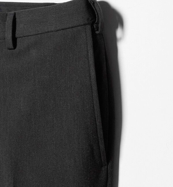 UNITED ARROWS「トロピカル ツイル サイドエクステンド ノープリーツスラックス COMFORT EASY‐MODEL ウォッシャブル 2WAY」|スラックス|