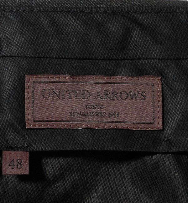 UNITED ARROWS「トロピカル ツイル サイドエクステンド ノープリーツスラックス COMFORT EASY‐MODEL ウォッシャブル 2WAY」|スラックス|