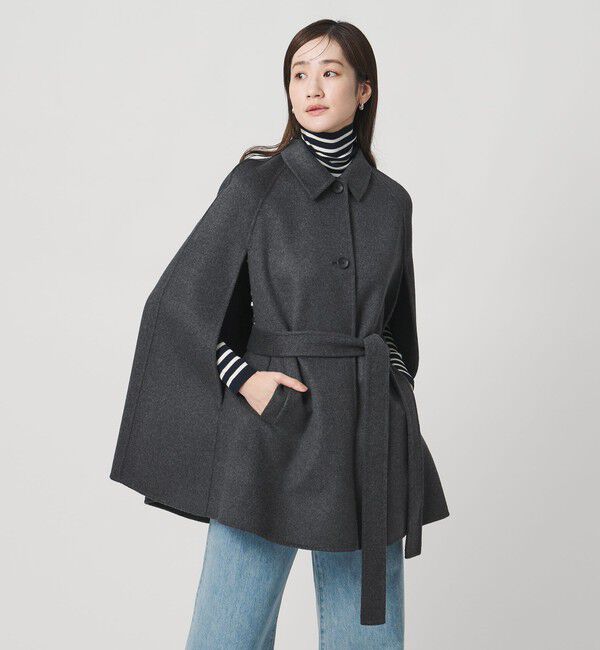 UNITED ARROWS「リバー ケープ コート」|その他|DK.GRAY