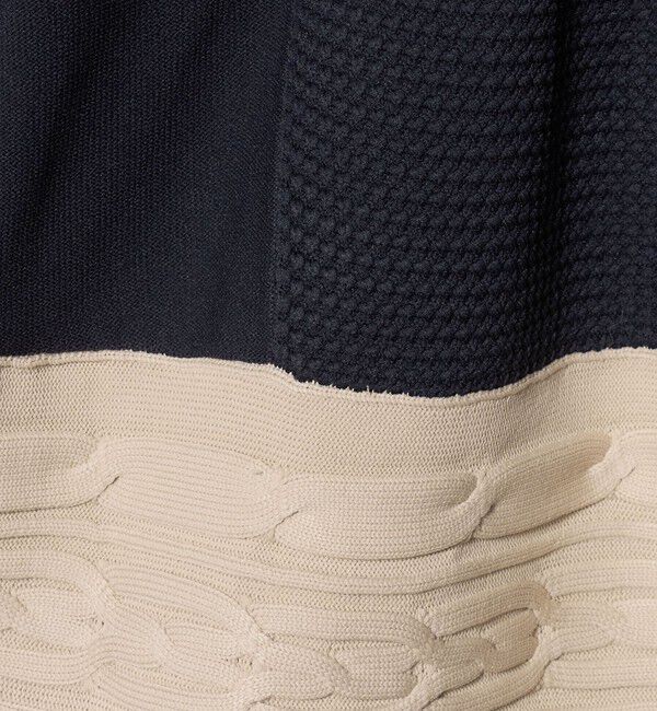 UNITED ARROWS「ケーブル Vネック ニット ‐ウォッシャブル‐」|ニット・セーター|