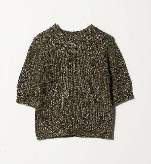 ASTRAET「＜ASTRAET＞3G アイレット ショートスリーブニット」|ニット・セーター|