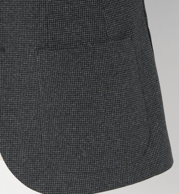 UNITED ARROWS「ハウンドトゥース ジャージ シングル2ボタン テーラードジャケット COMFORT EASY‐MODEL」|テーラードジャケット|
